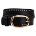 Black openwork women's belt OCH BELLA