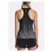 Šedo-čierne dámske športové tielko Under Armour UA Rush Cicada Singlet