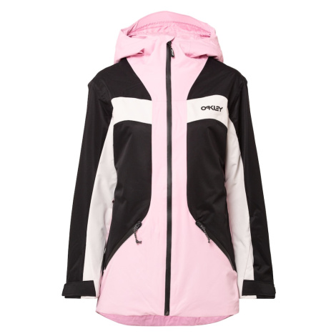OAKLEY Športová bunda  ružová / čierna / biela