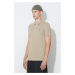 Bavlnené polo tričko Lacoste PH4012-001, béžová farba, jednofarebné