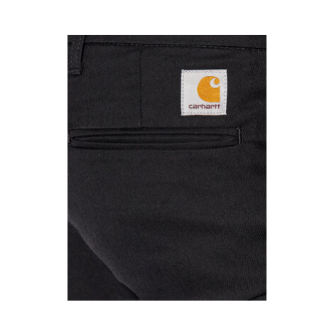 Carhartt WIP Bavlnené nohavice Sid I003367 Čierna Slim Tapered Fit