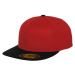 Premium 210 Fitted 2-Tone red/blk