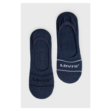 Ponožky Levi's (2-pak) pánske, tmavomodrá farba Levi´s