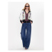 Versace Jeans Couture Mikina 74HAI3A6 Biela Regular Fit