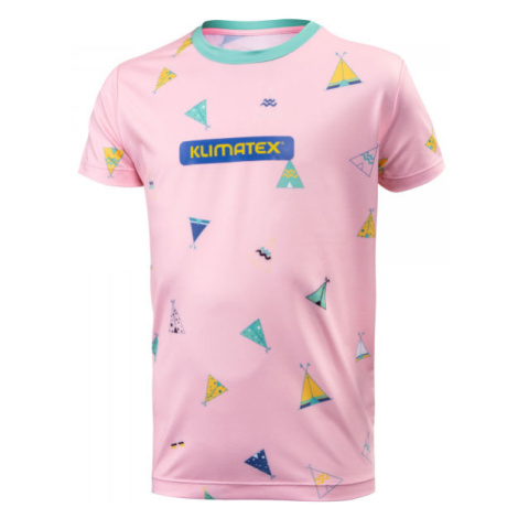 Klimatex ELILO Detské tričko, ružová, veľkosť