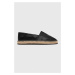 Espadrilky Calvin Klein ESPADRILLE - HF MONO čierna farba, HW0HW01456