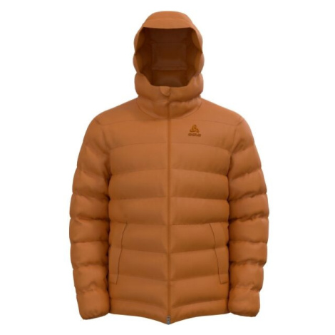 Odlo ASCENT N-THERMIC HOODED INSULATED JACKET Pánska bunda, hnedá, veľkosť