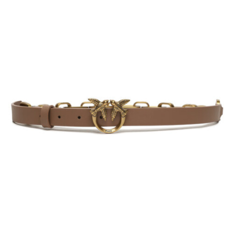 Pinko Dámsky opasok Love Day Macro Chain H2 Belt AI 23-24 PLT01 100139 A0F1 Hnedá