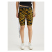 Versace Jeans Couture Yellow-Black Womens Patterned Short Leggings - Women