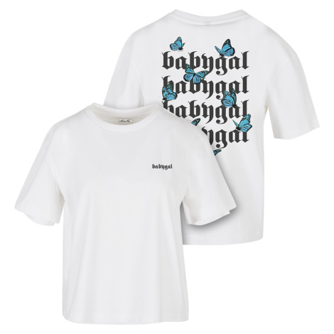 White T-shirt Babygal mister tee