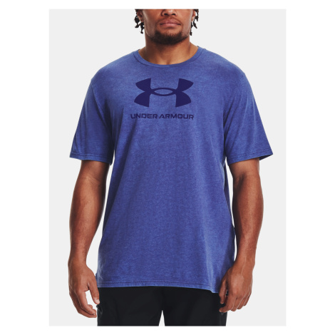 Tričko Under Armour UA WASH TONAL SPORTSTYLE SS-BLU