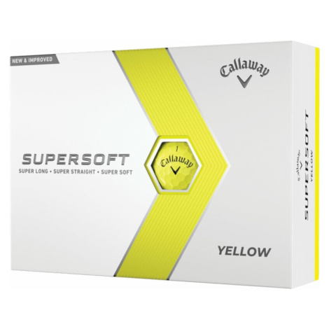 Callaway Supersoft 2023 Yellow Basic Golfové lopty