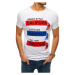 White men's T-shirt RX4399 with print