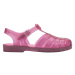 Melissa  Possession Shiny Sandals - Glitter Pink  Sandále Ružová