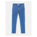 Džínsy Trussardi 5 Pocket 260 Regular Skinny Fit Modrá