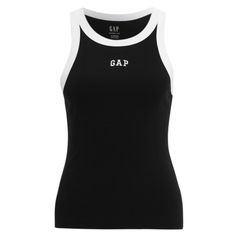 Gap Petite Top  čierna / biela