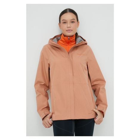 Turistická bunda Marmot Minimalist GORE-TEX oranžová farba, gore-tex