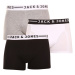 3PACK pánske boxerky Jack and Jones viacfarebné (12081832 - light grey)