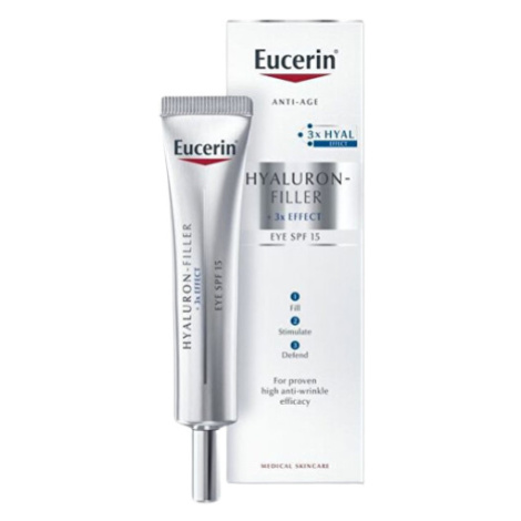 Eucerin Očný krém proti starnutiu pleti SPF 15 Hyaluron-Filler 3x EFFECT 15 ml