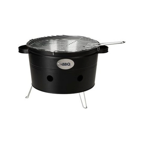 Home Elements Prenosný gril BBQ čierny, 34,5 cm