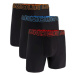 Under Armour Pánske boxerky Perf Tech 6in 3Pack Black  SS