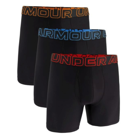 Under Armour Pánske boxerky Perf Tech 6in 3Pack Black  SS