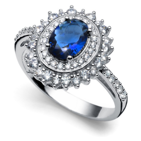 Oliver Weber Luxusný strieborný prsteň v štýle Kate Pure 63270 61 mm