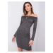 Black and silver dress by Nassima RUE PARIS