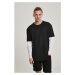Oversized Shaped Double Layer LS Tee Black/White