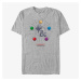 Queens Magic: The Gathering - 5 Symbols Unisex T-Shirt Heather Grey