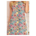 VICTORIA Dámské trapézové šaty s barevným vzorem model 8367377 XXL - numoco