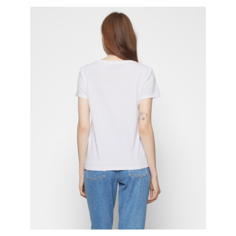 LEVI'S ® Tričko 'The Perfect Tee'  červená / šedobiela