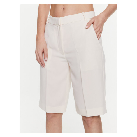 Calvin Klein Bermudy K20K205242 Écru Regular Fit