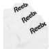 Reebok Súprava 3 párov kotníkových ponožiek unisex R0356P-SS24 (3-pack) Biela