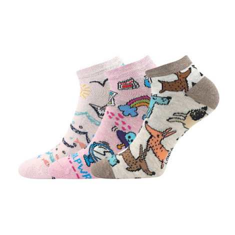 Lonka Dedonik Detské trendy ponožky - 3 páry BM000002518100116730 mix holka