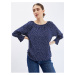 Orsay Dark blue lady polka dot blouse - Women