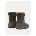 Juniorské vysoké zimné topánky MOON BOOT MB JR PARK STRAP BOOT SUEDE-H005 ANTHRACITE