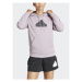 Adidas Mikina Future Icons Badge of Sport IS3641 Fialová Regular Fit