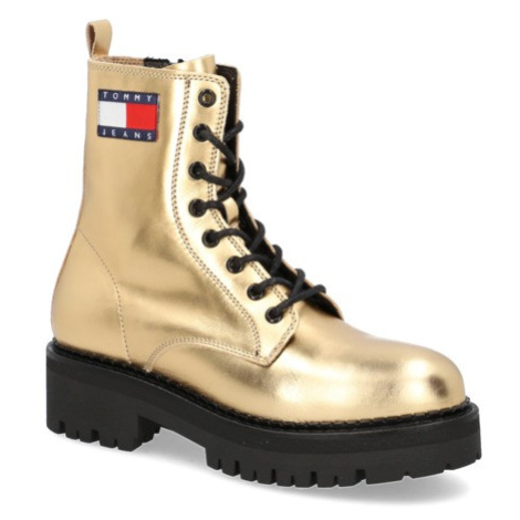 Tommy Hilfiger METALLIC LACE UP BOOT