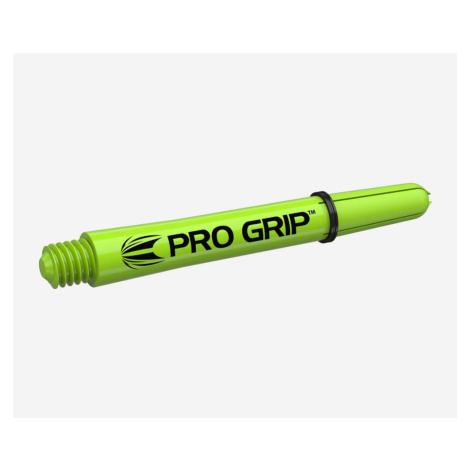 Násadky na šípky Target Pro Grip lime zelené, stredné 41mm, 9ks