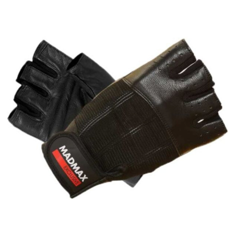 MADMAX CLASIC Fitness rukavice, čierna, veľkosť