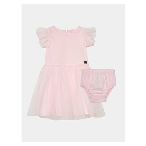 Guess Elegantné šaty A4RK02 KC4T0 Ružová Regular Fit