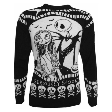 sveter NNM Nightmare Before Christmas Christmas Jumper Seriously Spooky Čierna