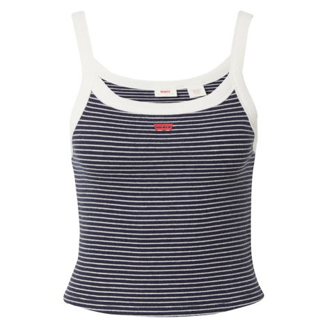 LEVI'S ® Top 'Essential Sporty Rib Tank'  námornícka modrá / biela