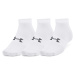 UNDER ARMOUR-UA Essential Low Cut 3 pack-WHT-1365745-100 Biela