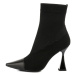 Členková Obuv Karl Lagerfeld Debut Ii Embro Knit Ankle Bt Black Knit Textile