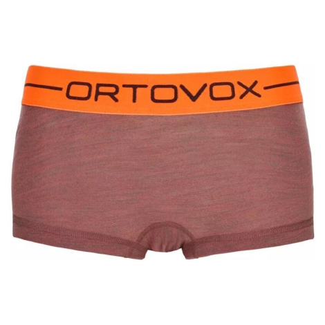 Ortovox 185 Rock 'N' Wool Hot Pants W Blush Blend Dámske termoprádlo