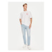 Jack&Jones Tričko Bradley 12264405 Biela Wide Fit