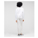 Mikina Karl Lagerfeld Unisex Art Deco Logo Sweat Biela
