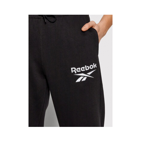 Reebok Teplákové nohavice Identity Logo GR9400 Čierna Regular Fit